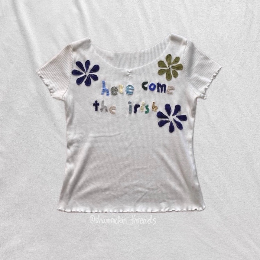 Notre Dame Gameday patchwork top